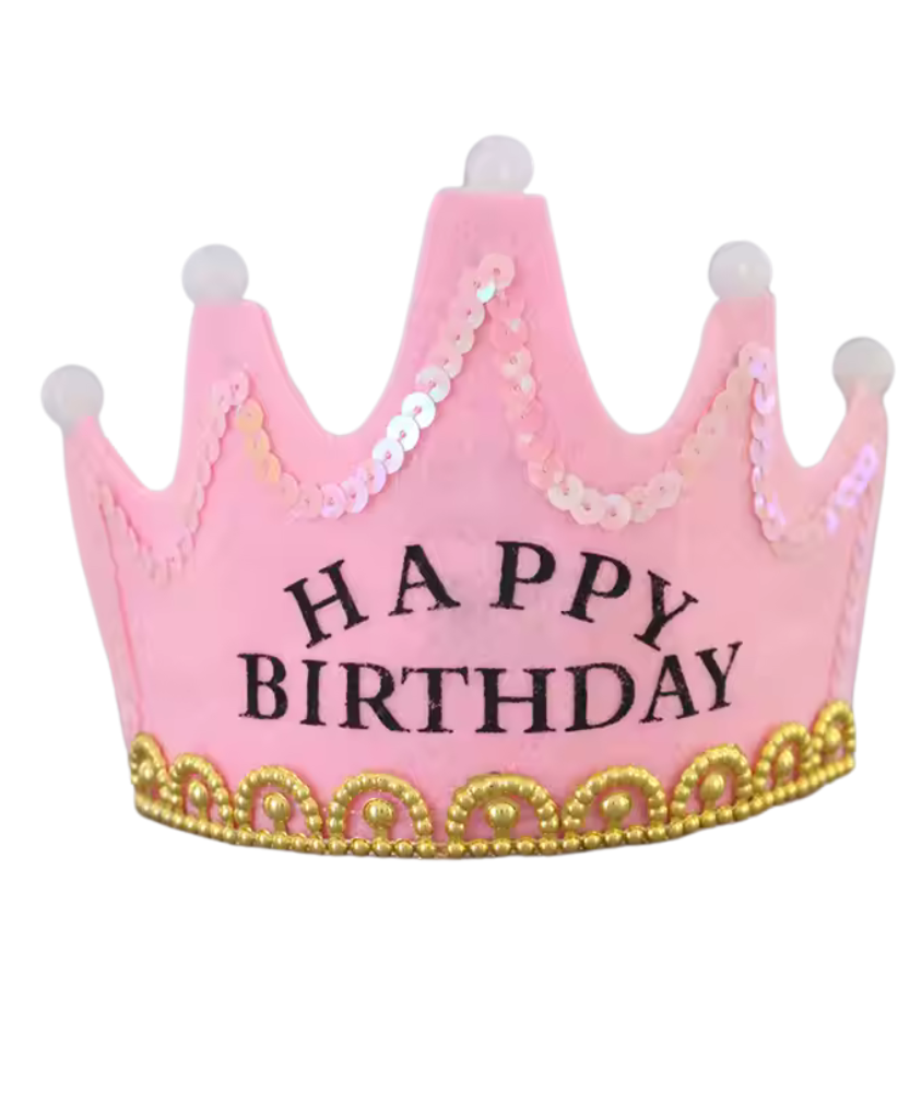 Birthday Crown With Light