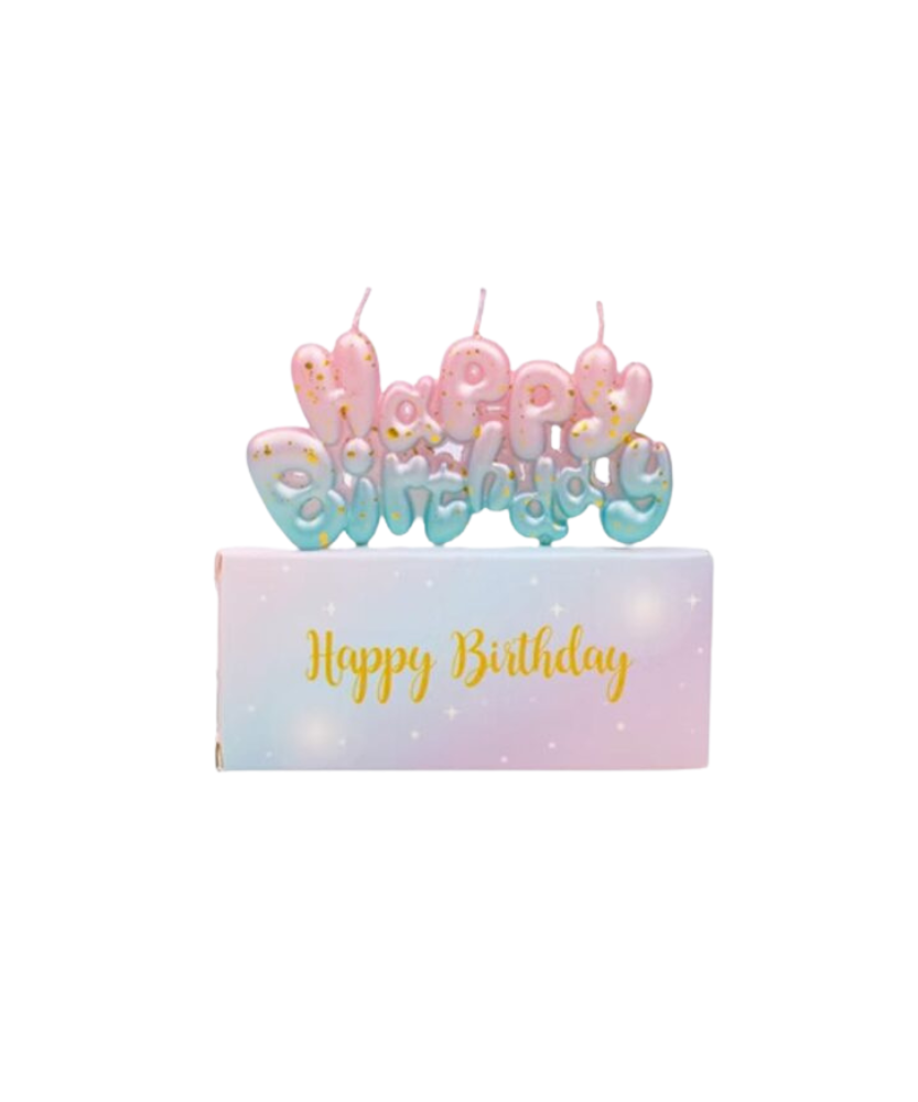 Birthday Sign Candles
