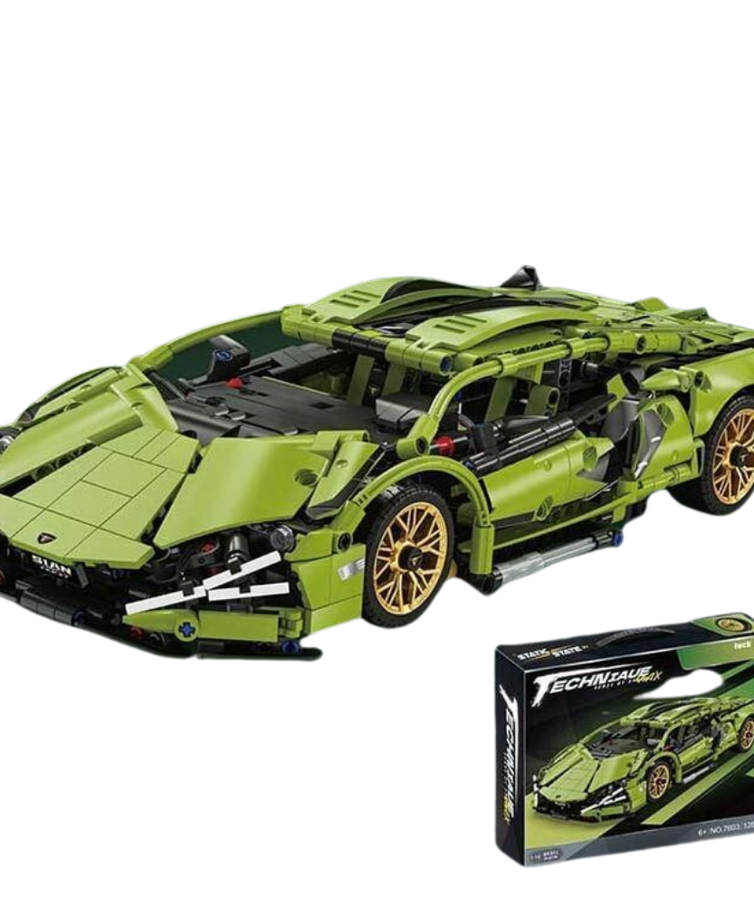 ECHN IAUE Sense Of Speed lamborghini sian  Lego 1280 PCS