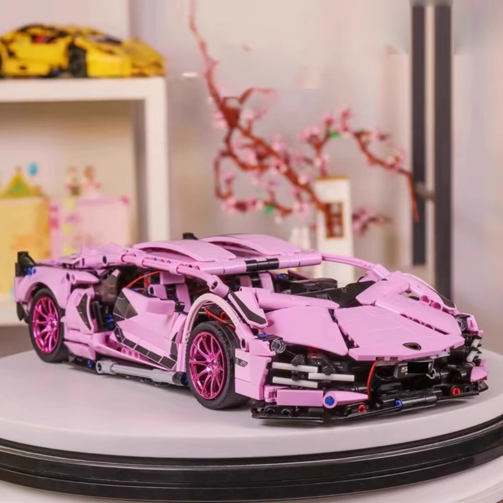 ECHN IAUE Sense Of Speed lamborghini sian  Lego 1280 PCS
