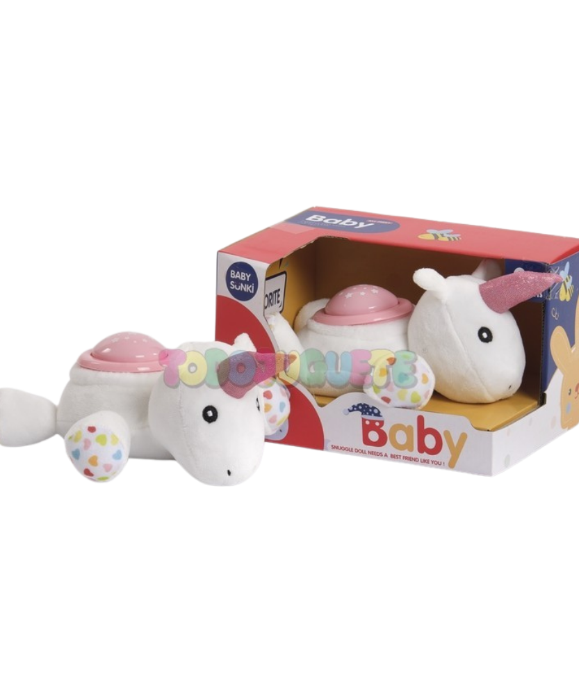 Whimsical Starry Unicorn Turtle Plush