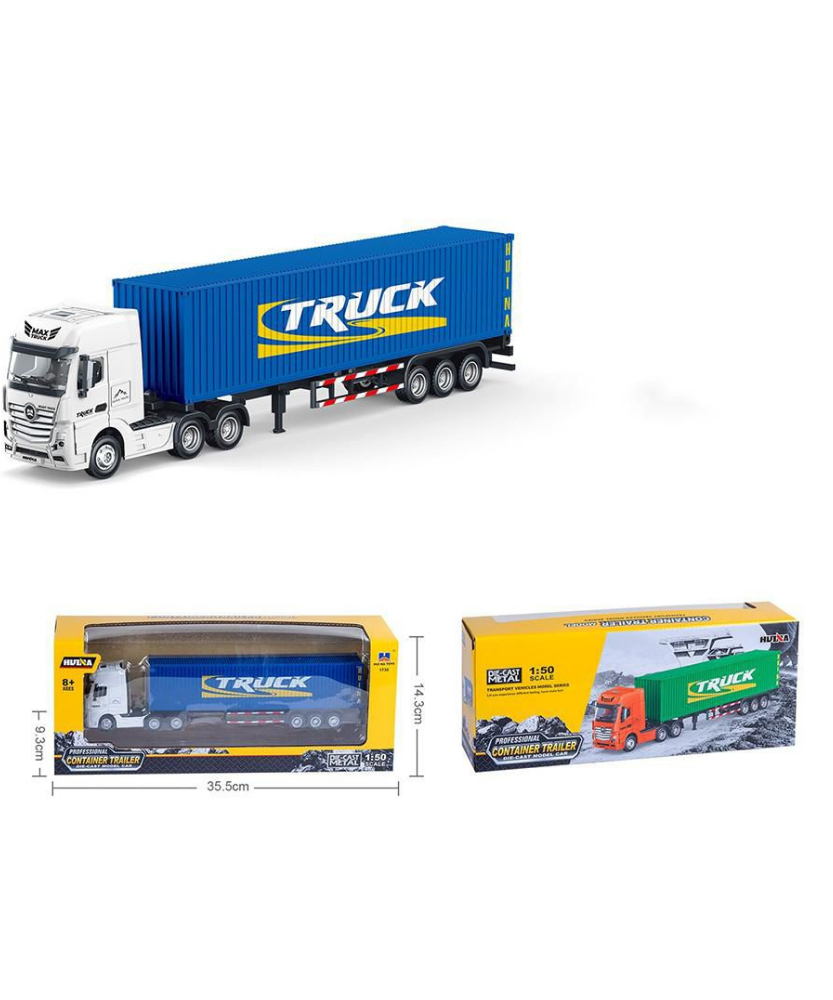 Truck Professional Container Trailer Die-Cast Model Car