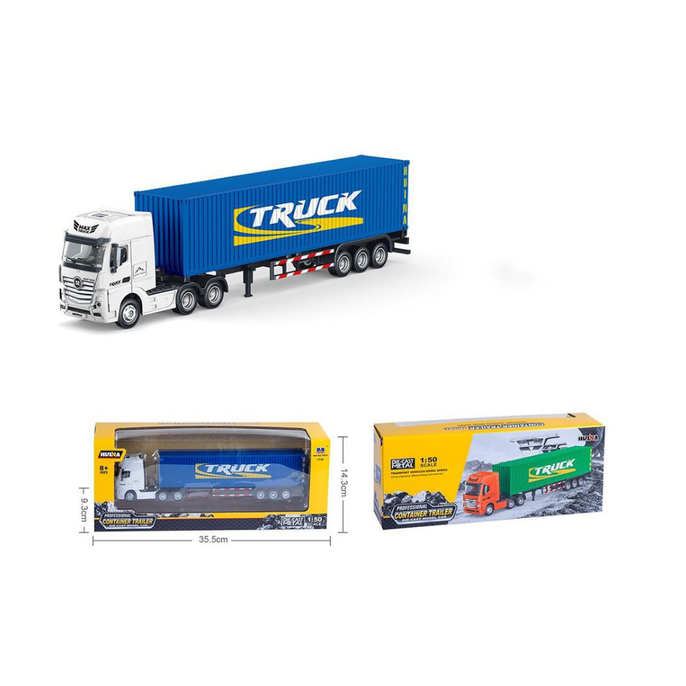 Truck Professional Container Trailer Die-Cast Model Car