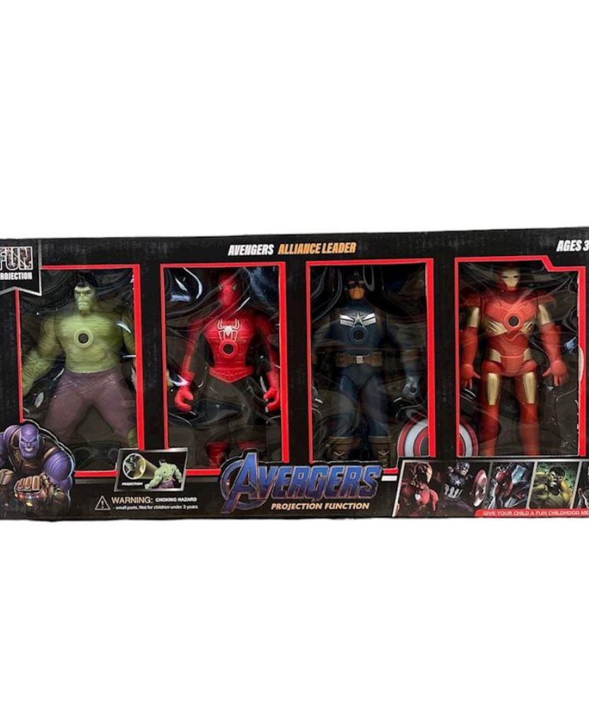 Avengers Alliance Leader with Projection Function Action Figure Set