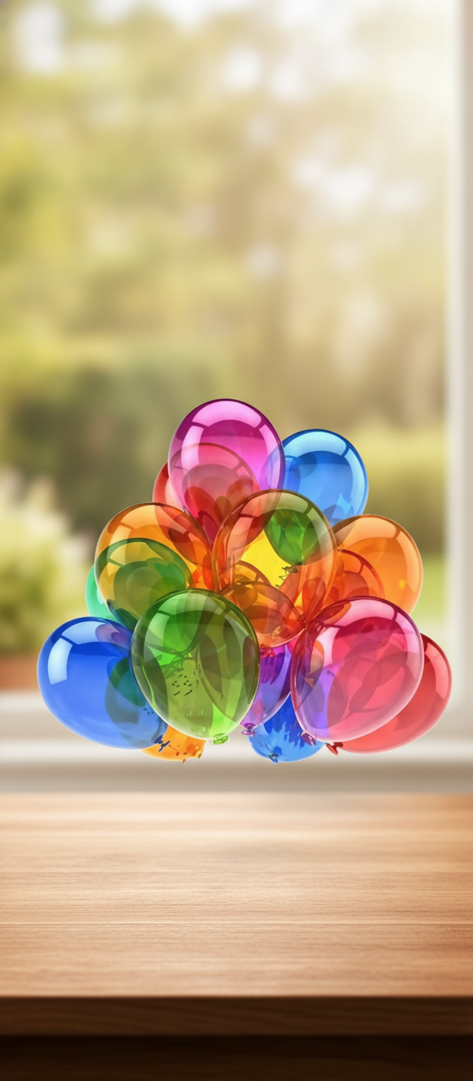 1 pcs Colorful Crystal Party Balloons, 25.4cm Rainbow Party Latex Balloons