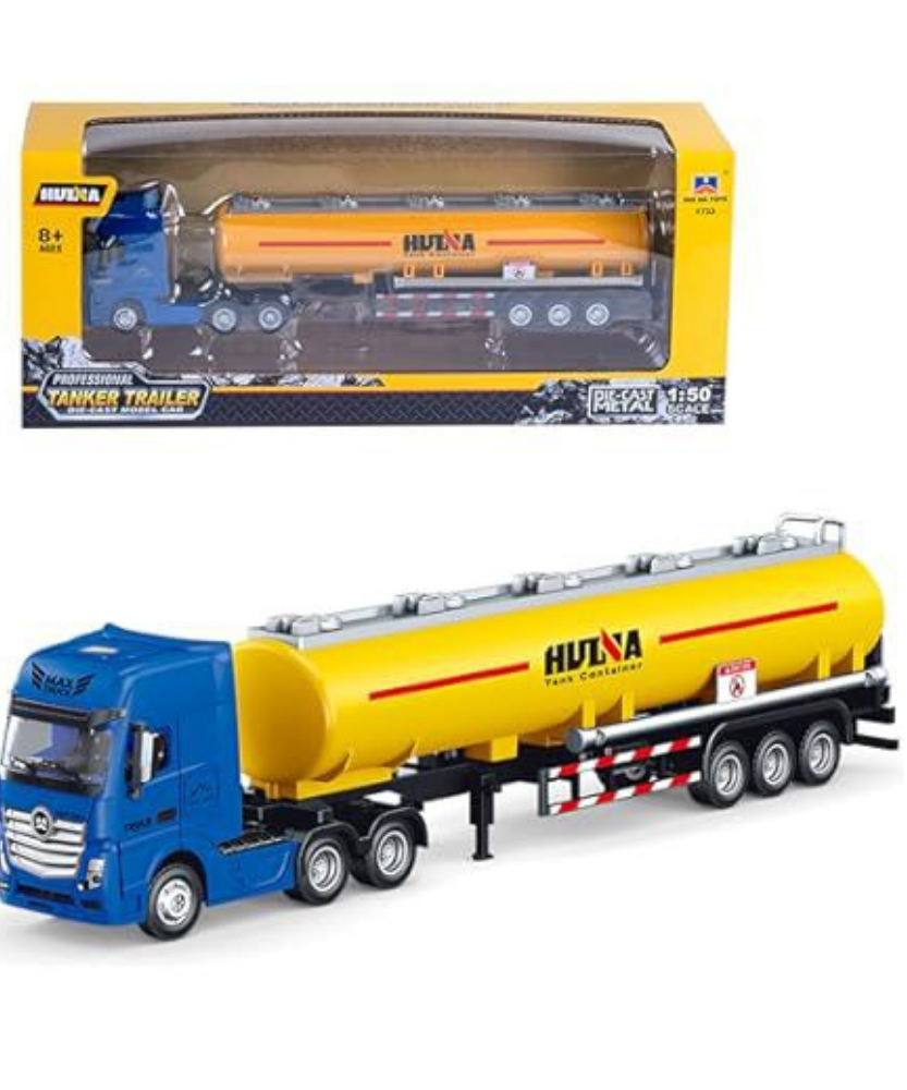 Hulna Tank Professional Container Trailer Die-Cast Model Car