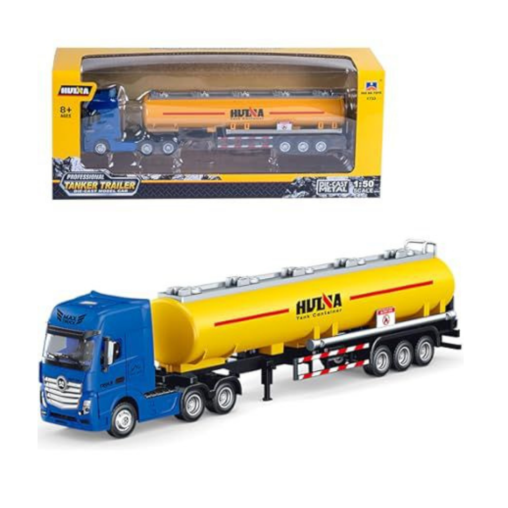 Hulna Tank Professional Container Trailer Die-Cast Model Car
