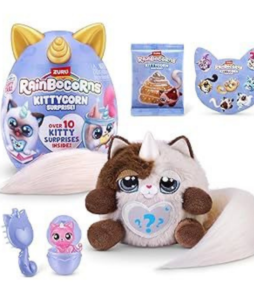 Zuru Rainbocorns - Kittycorn Surprise 10+ Surprises Fluffy Tail - Series 9