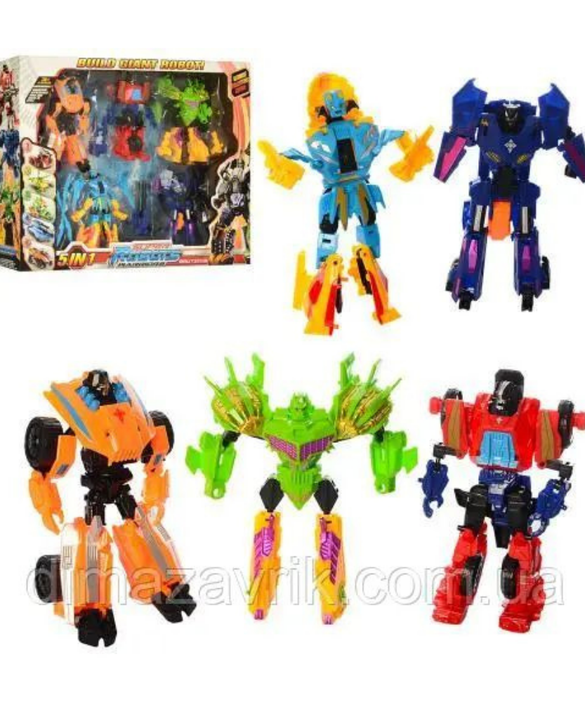 5 IN 1 SUPER ROBOTS WARRIORS BRUTICUS Ultimate Collectors Edition