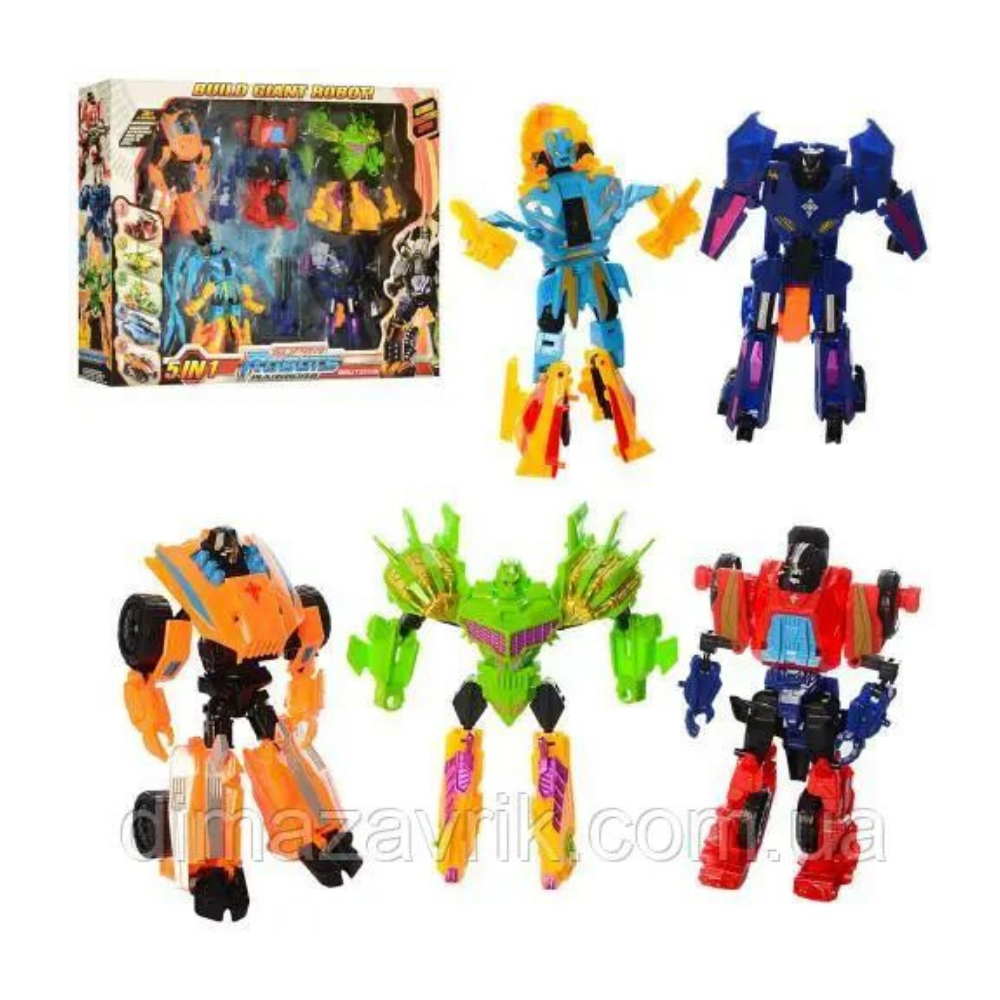 5 IN 1 SUPER ROBOTS WARRIORS BRUTICUS Ultimate Collectors Edition