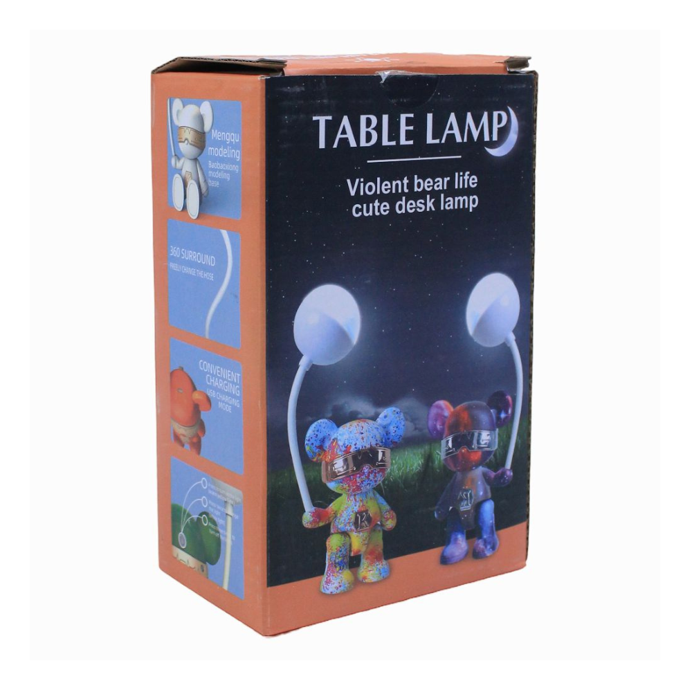 Table Lamp Violent Bear Life Cute Desk Lamp