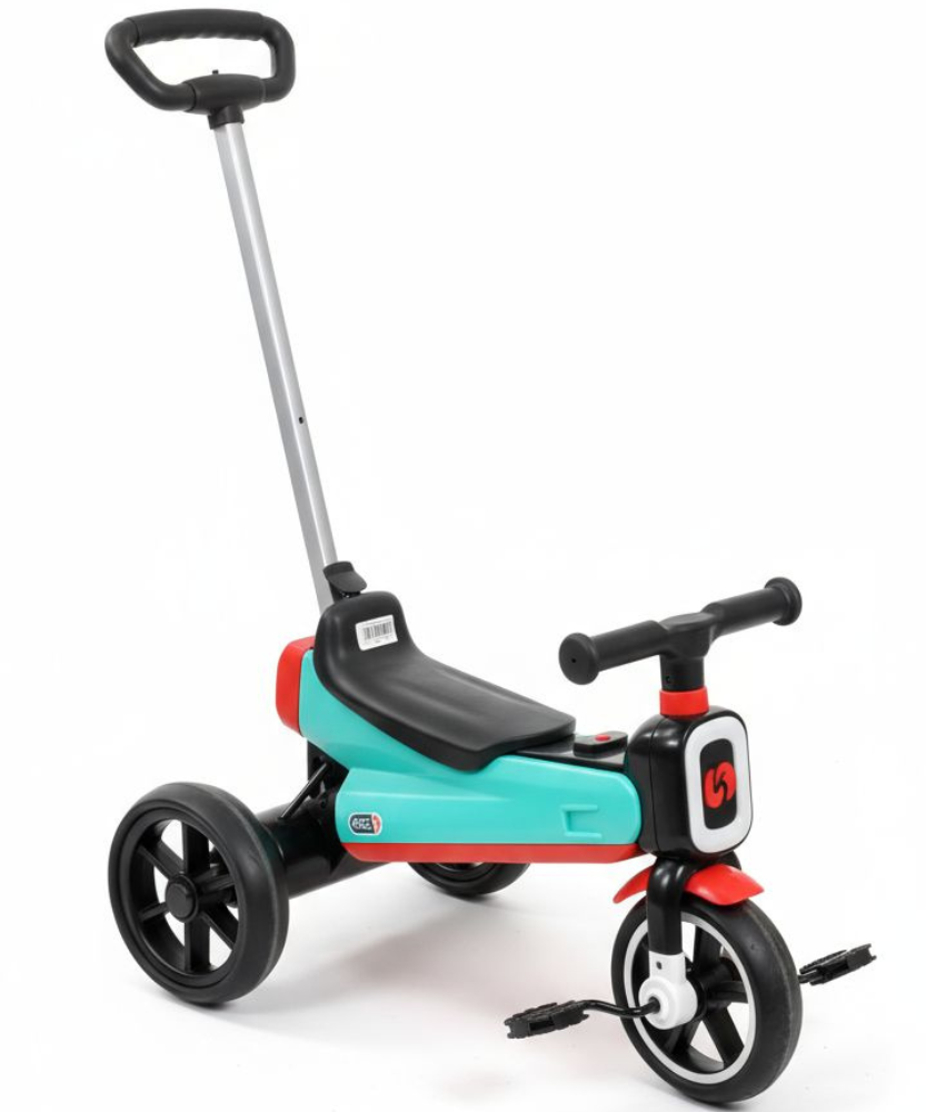 Baby Tricycle Green With Handle