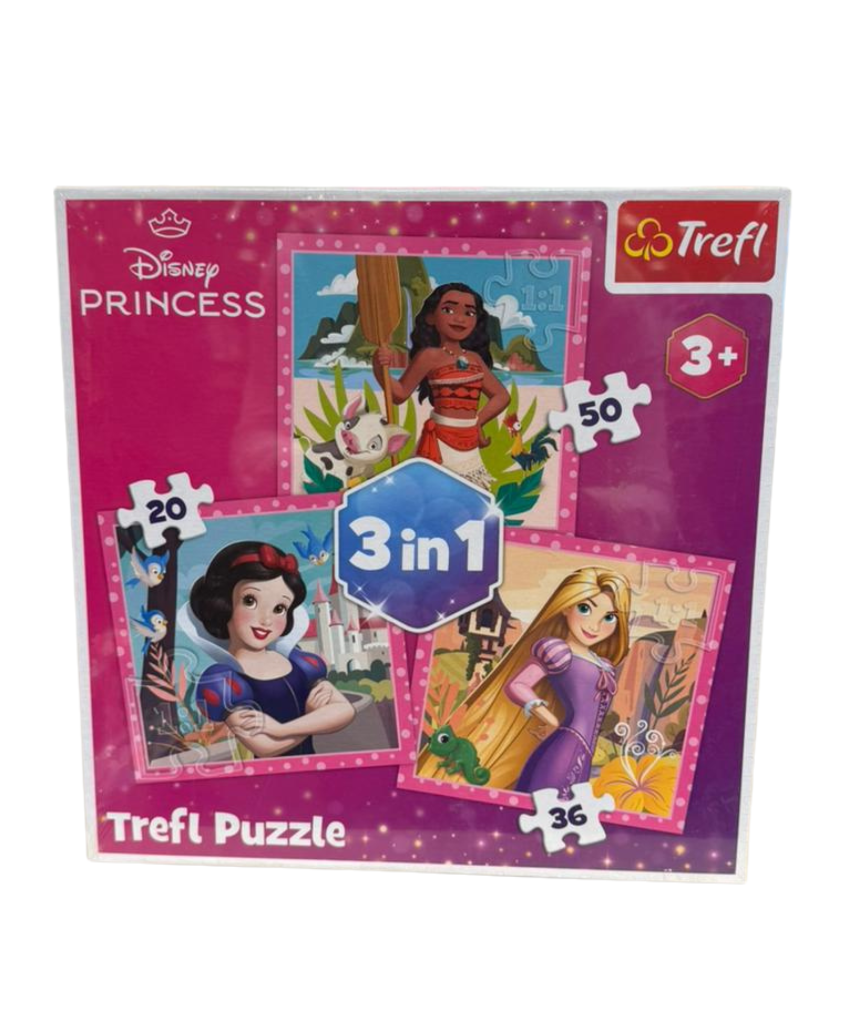 Princess 3 in 1 Trefl Puzzle
