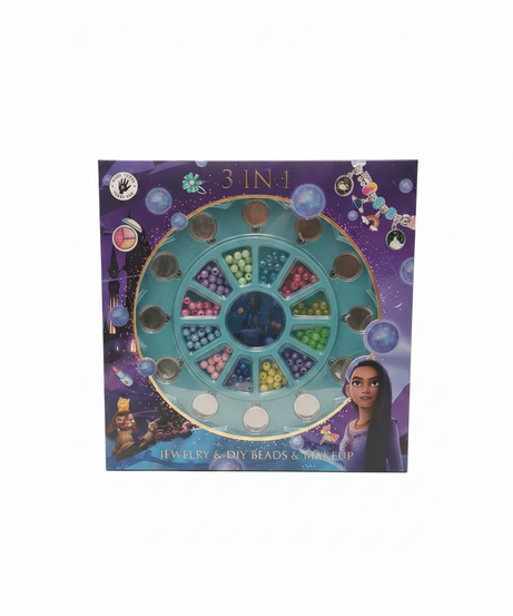 3 IN 1 Jewelry & DIY Beads & Makeup Set