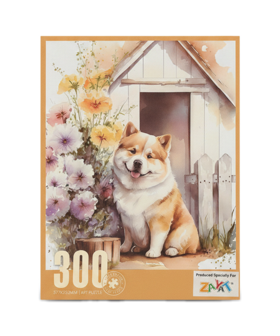 300 Piece Art Puzzle - Happy Dog by Doghouse (Silky Touch)