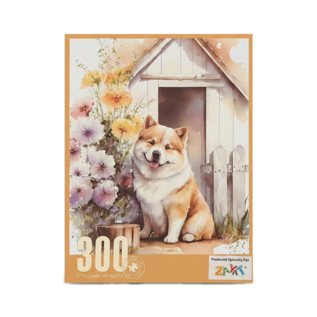 300 Piece Art Puzzle - Happy Dog by Doghouse (Silky Touch)