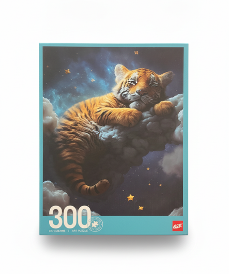 300 Piece Art Puzzle: Sleeping Tiger Dream
