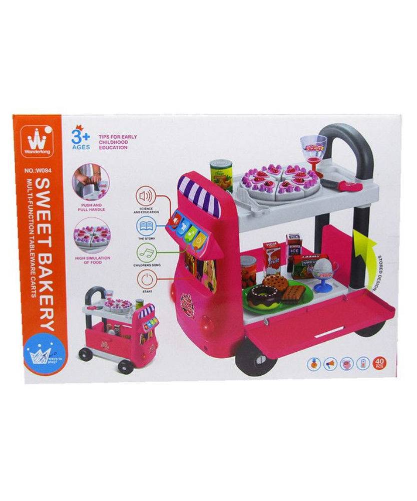 Sweet Bakery Multi - Function Tableware Carts