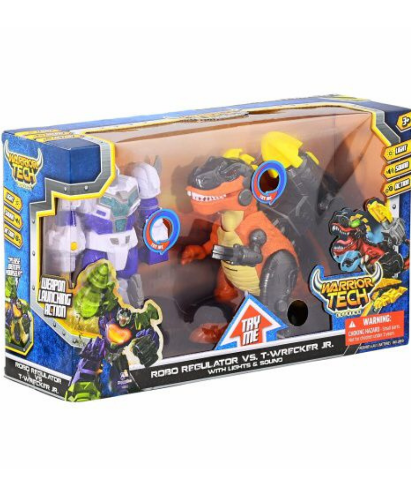 Warrior Tech Extreme Robo Regulator VS. T-Wrecker JR. with Light & Sound