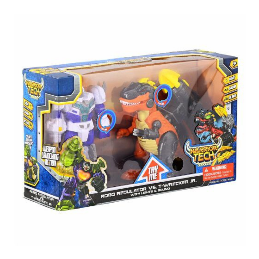 Warrior Tech Extreme Robo Regulator VS. T-Wrecker JR. with Light & Sound