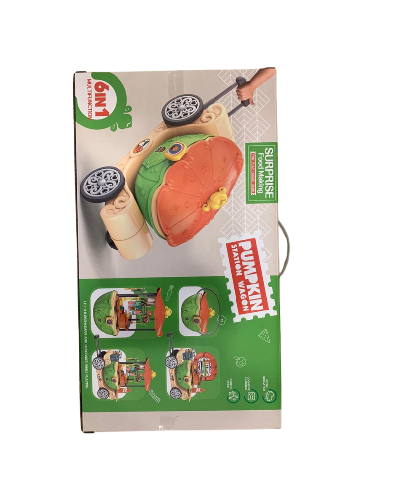 Pumpkin Station Wagon  Surprise Kitchen Set 6 In1 Multi Function