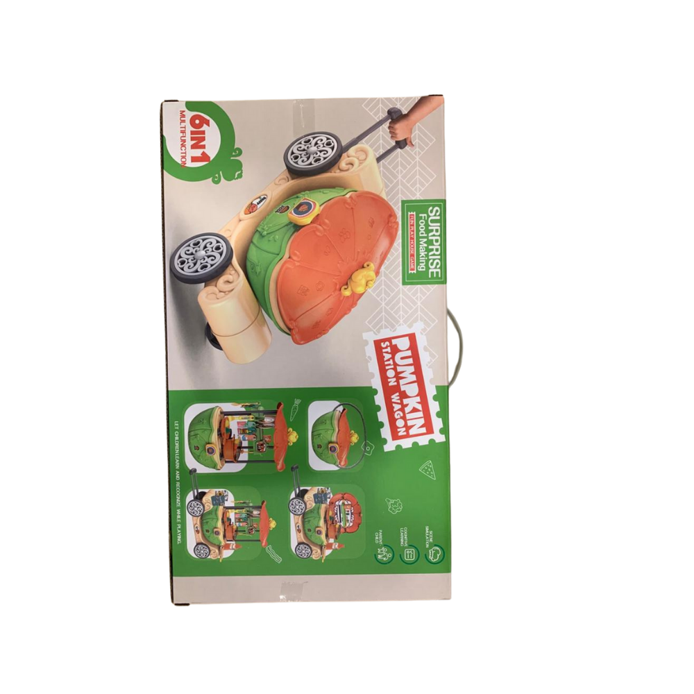 Pumpkin Station Wagon  Surprise Kitchen Set 6 In1 Multi Function