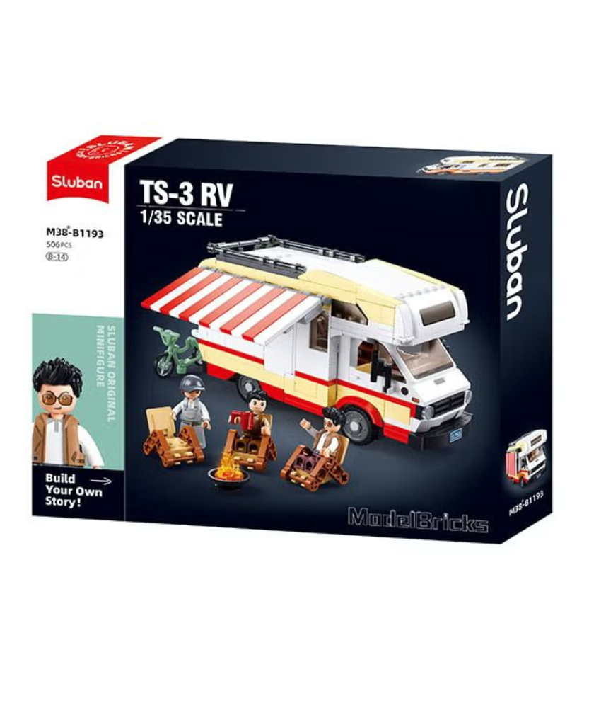 Model Bricks  TS-3 RV Van