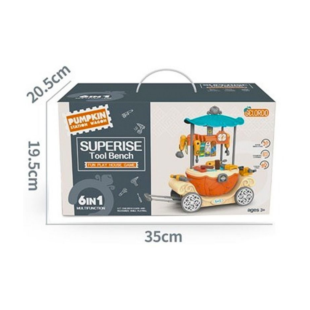 Pumpkin Station Wagon  Surprise tool Set 6 In1 Multi Function