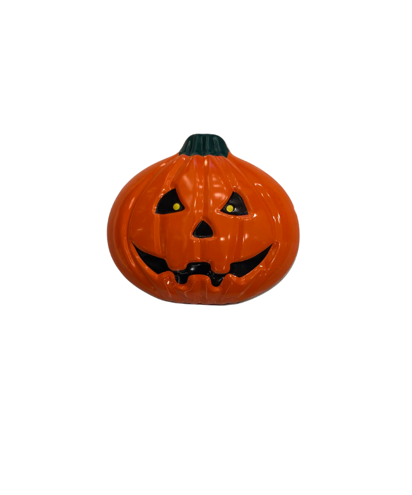 Halloween Pumpkin With A Hat Steel Rounded Package