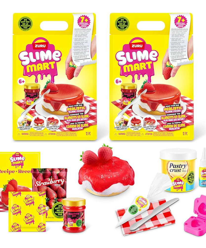 Zuru Slime Mart Small Shopping Bag Strawberry Cheesecake ,Bulk