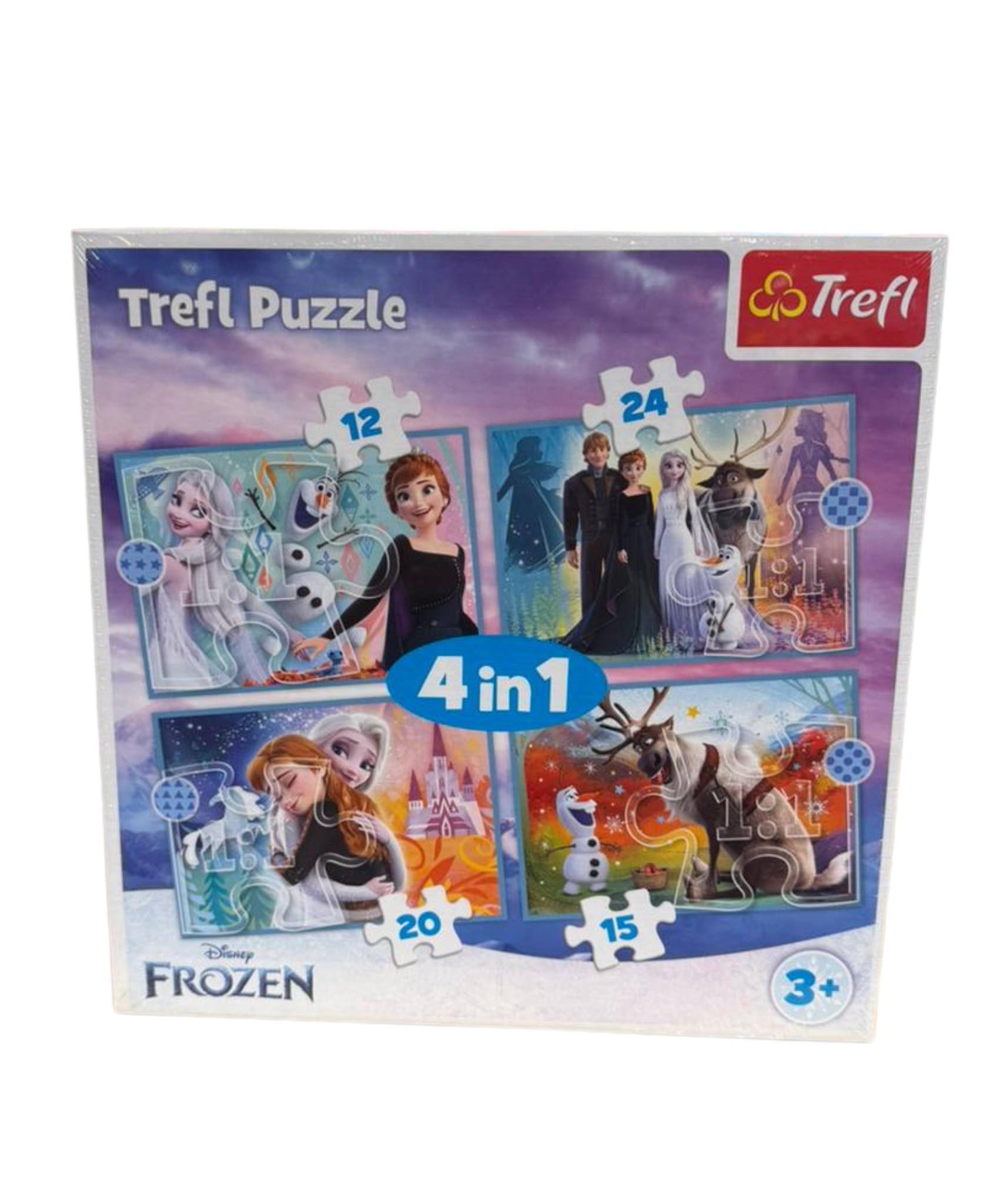 Frozen 4 in 1 Trefl Puzzele