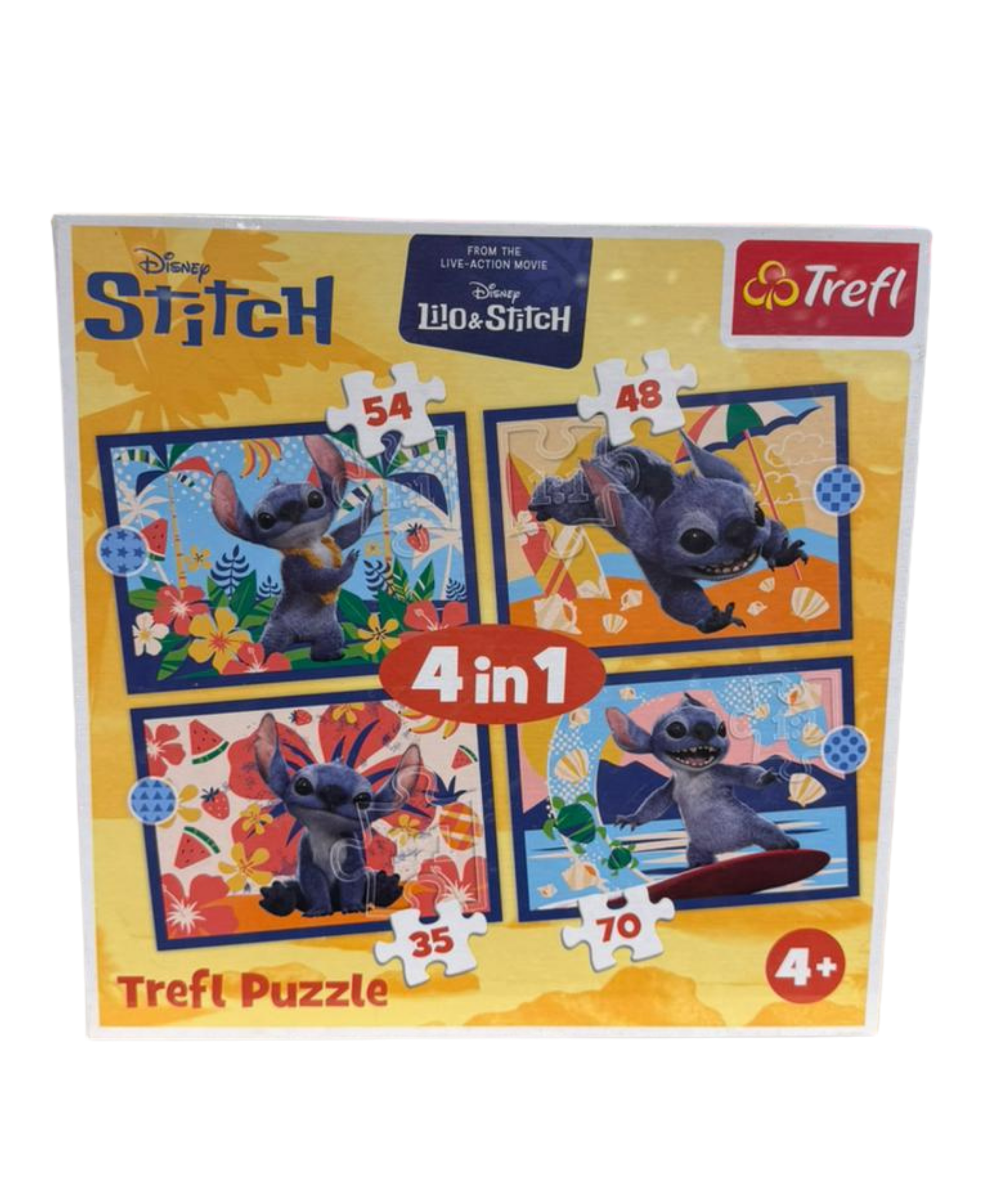 Stitch 4 In 1 Trefl Puzzle