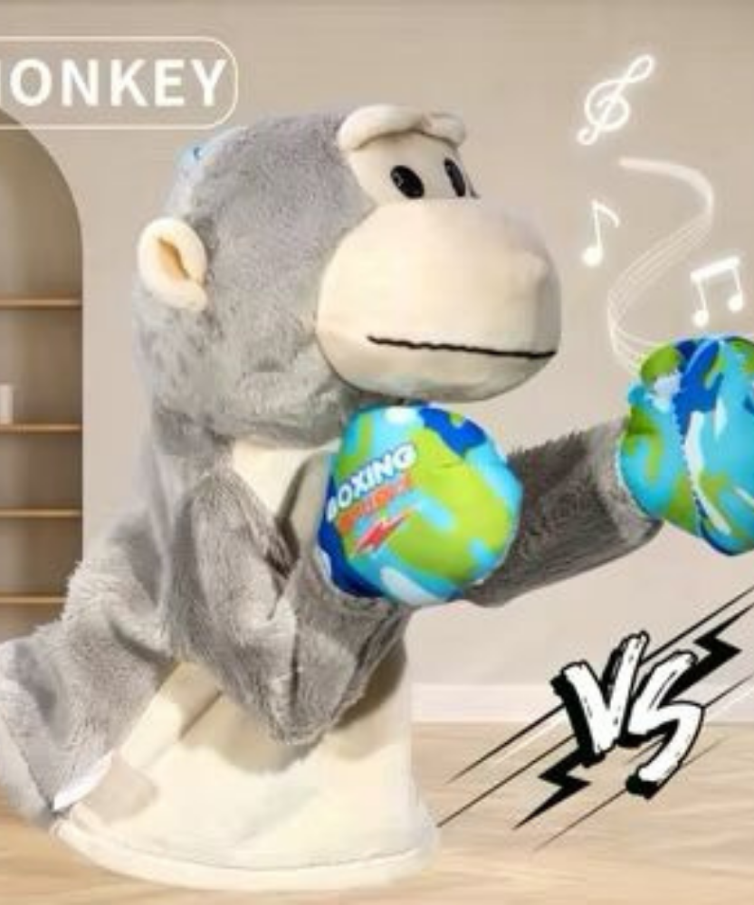 Monkey Doll Baby's Good Partner Soothing Music And Comfortable Fabrics