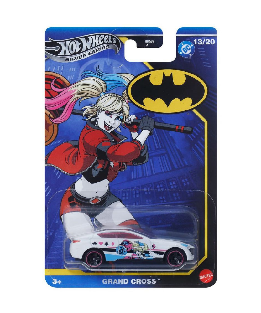 Hot Wheels DC Batman Silver Series Grand Cross - Harley Quinn