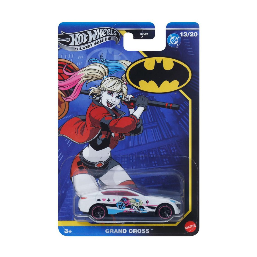 Hot Wheels DC Batman Silver Series Grand Cross - Harley Quinn