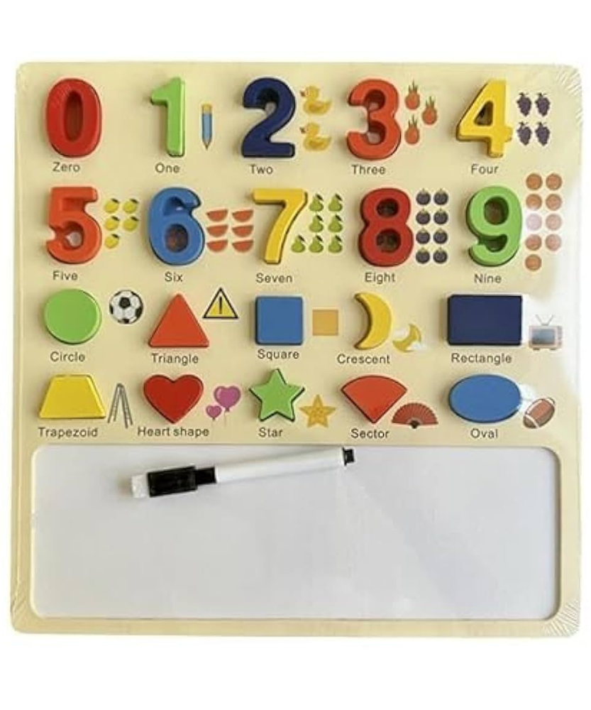 Puzzle Number With White Board