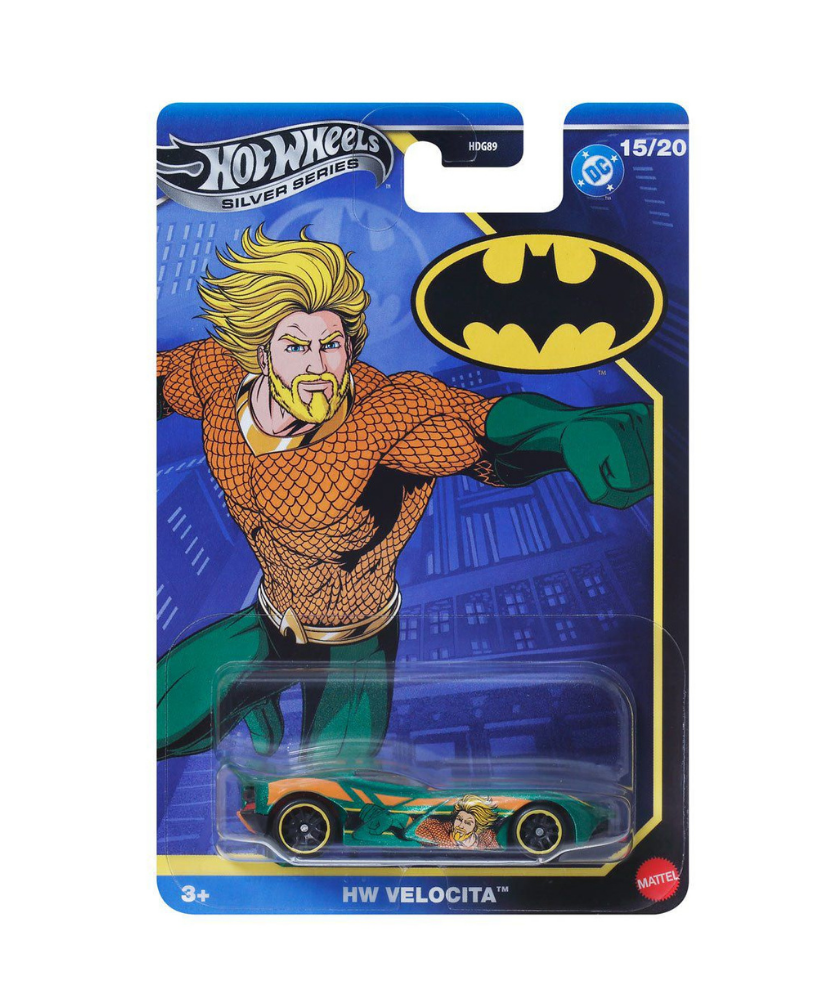 Hot Wheels Silver Series DC Aquaman HW Velocita