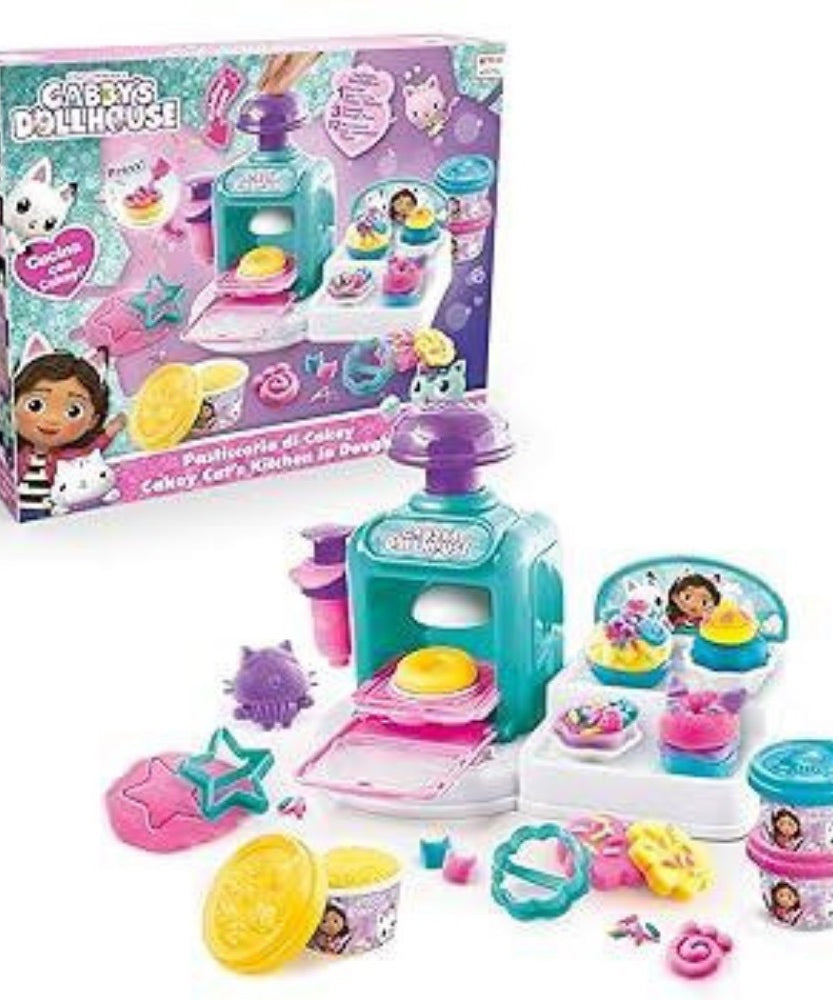 Gabby's Doll House  Cakey Cat Kitchen In Dough