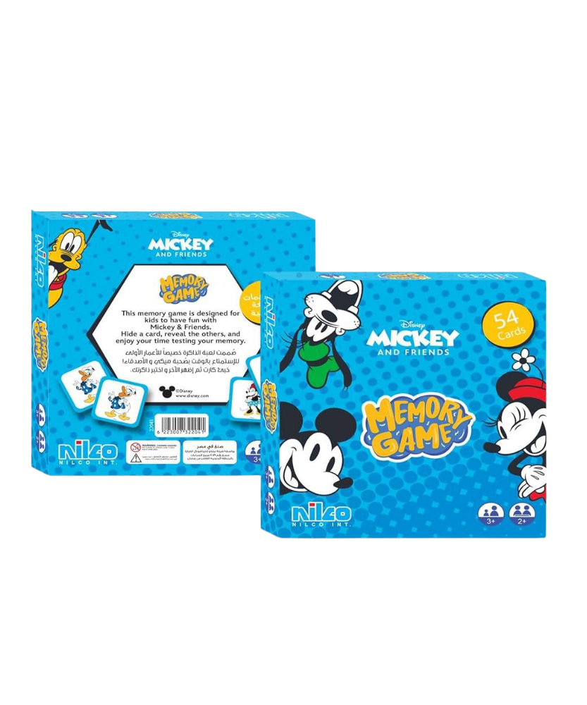Disney Mickey And Friends Memory Game
