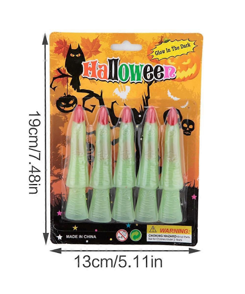 Horror Halloween Fingers  Glow In The Dark
