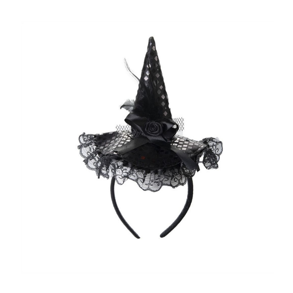 Halloween Witch Band Black