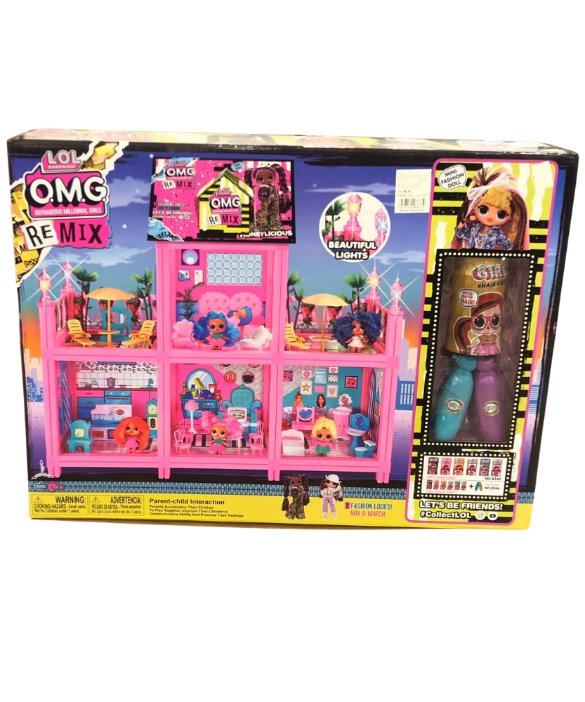 LOL OMG Outrageous Millennial Girls Remix Furniture Included