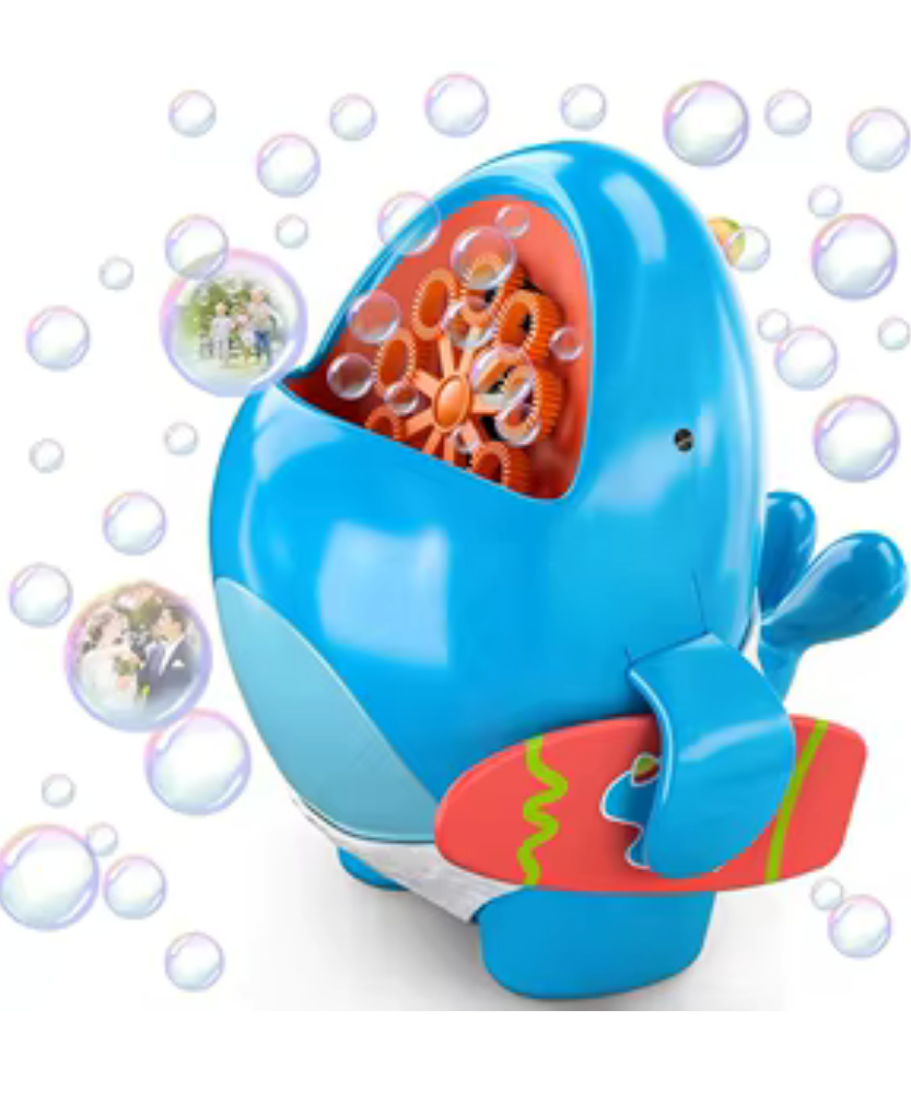 Shark Bubble Machine Full Of Happiness Music Colorful Bubble Electric Cartoon