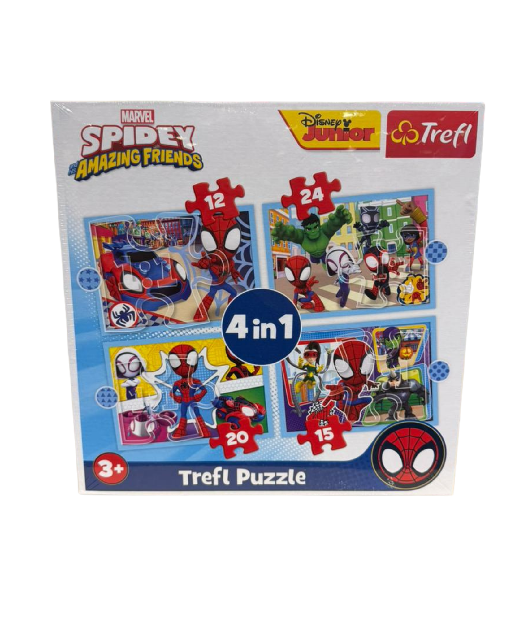 Spider Man 4 In 1 Puzzele
