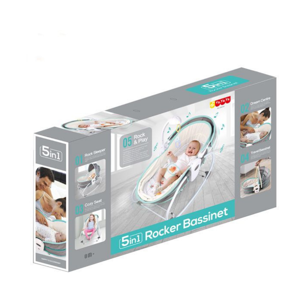 5 In 1 Rocker Bassinet Baby Bed