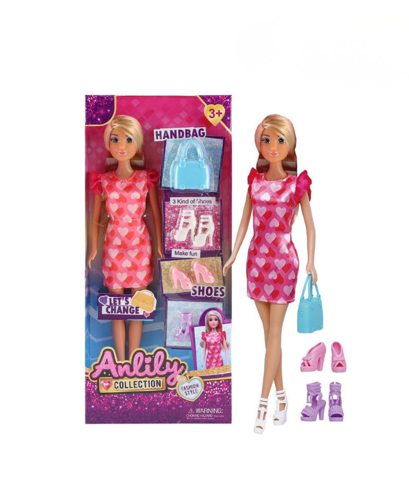 Anlily Collection Let's Change Fashion Doll Set