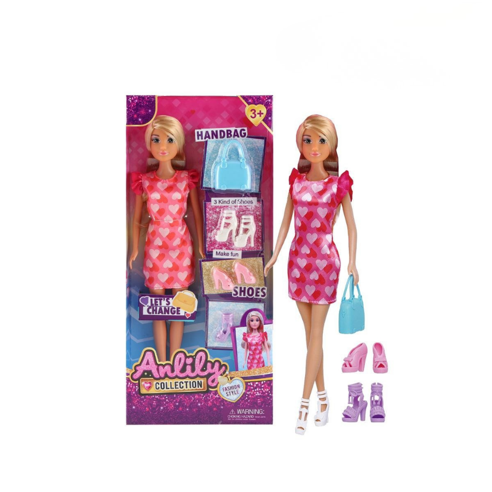 Anlily Collection Let's Change Fashion Doll Set