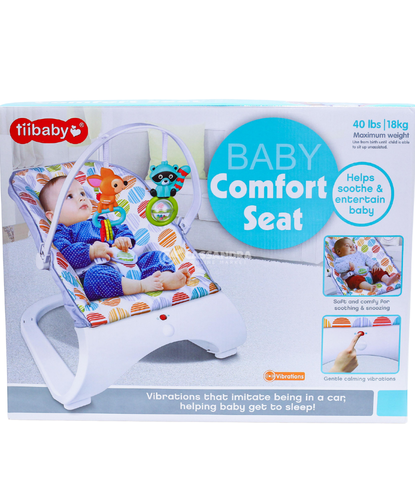 Tiibaby Baby Comfort Seat Helps Soothe And Entertain Baby