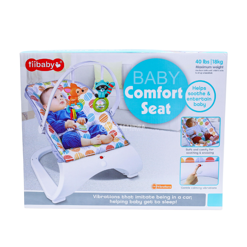 Tiibaby Baby Comfort Seat Helps Soothe And Entertain Baby