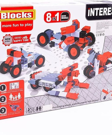 Blocks 1*8-Blue